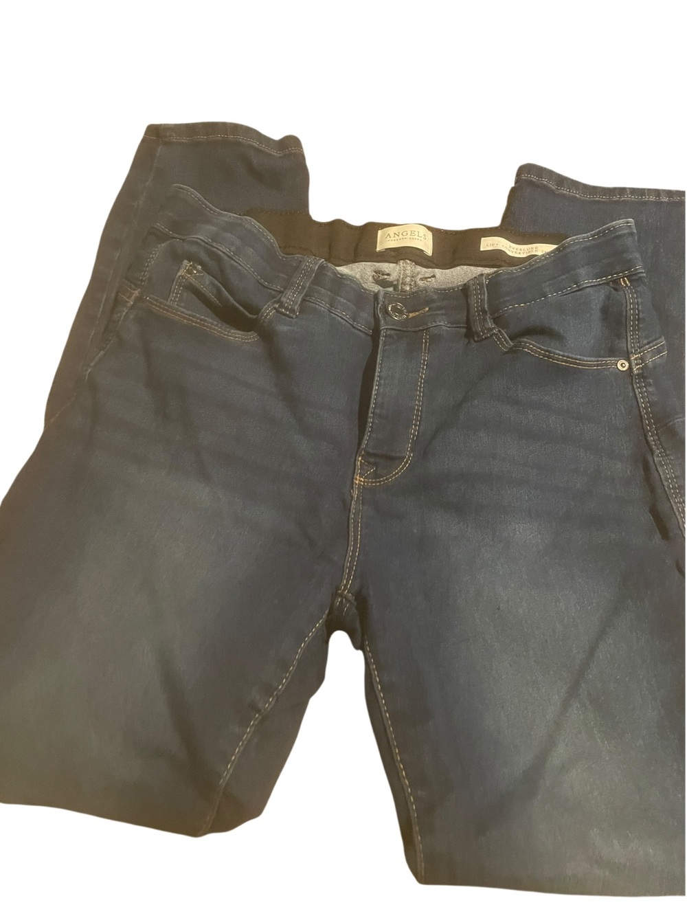 Angels Women’s Dark Indigo Skinny Jeans everluxe lift convertible skinny sz 4